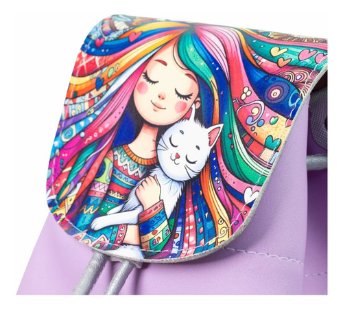 Mochila Bolsa Infantil Menina Rosa Magicc Bolsas Mo-013
