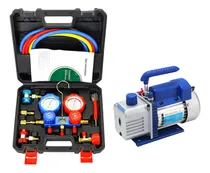 Comprar Bomba De Vacío 4cfm 1\u002F3hp+kit Manometro R22 R134a R404 R410a