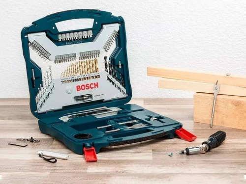 Juego Set Kit Bosch Mechas Puntas Fresador Tubos Iman 100 Pc