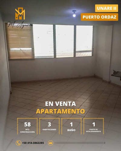 Apartamento En Venta, Unare, Puerto Ordaz (ka)