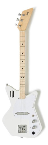 Guitarra eléctrica infantil Loog Pro Eléctrica de paulownia blanca