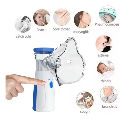Nebulizador Portátil Niños Adultos Mesh Inhalador Usb