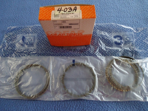 Anillos Renault 11,  Y R18 1400, Ford Corcel 76mm 0,30