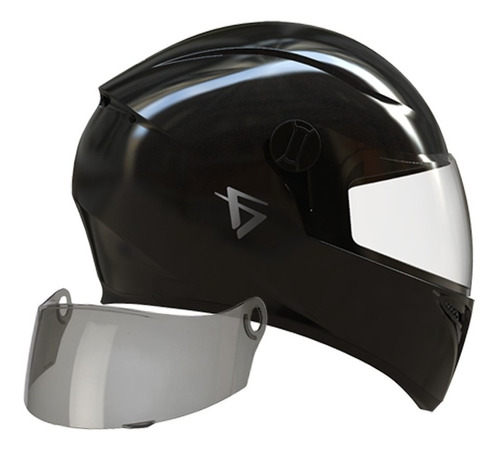 Casco Moto Vértigo V50 Monochrome+ Visor Repuesto. Gravedadx