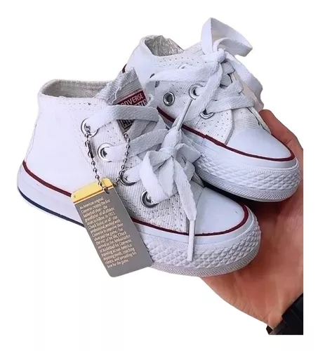 eficientemente siglo caricia Zapatos Converse Blanca Talla 19 | MercadoLibre 📦