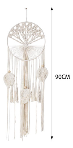 Tapiz Bohemio Tejido A Mano, Tapiz De Macramé Bohemio Para
