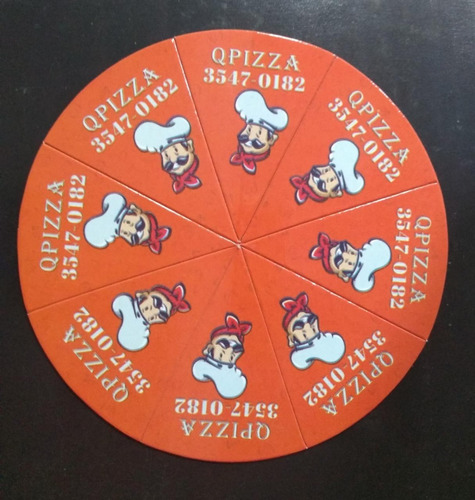 1000 Ímãs De Geladeira Fatia Pizza (8, 10 Ou 12 )