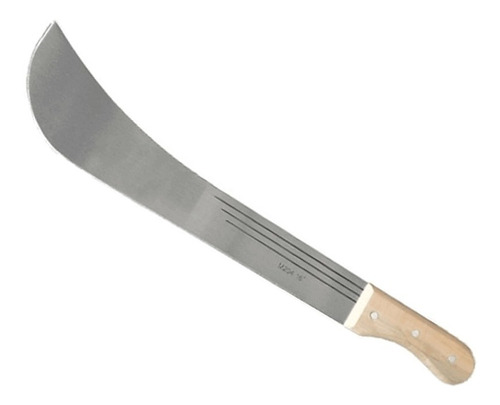 Machete 3 Canales Mango De Madera Hf564