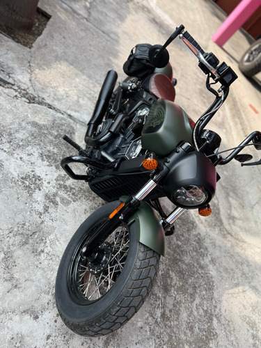 Motocicleta Indian Scout Bobber Twenty Abs 2021, Color Sage