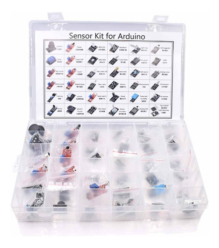 Kit Sensores Arduino - 37 Sensores + Estuche