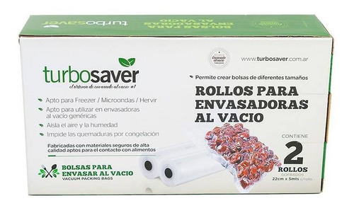 Imagen 2 de 5 de Rollos X10 Br2205 Bolsas Gofradas 22cmx5m Envasadora Vacío