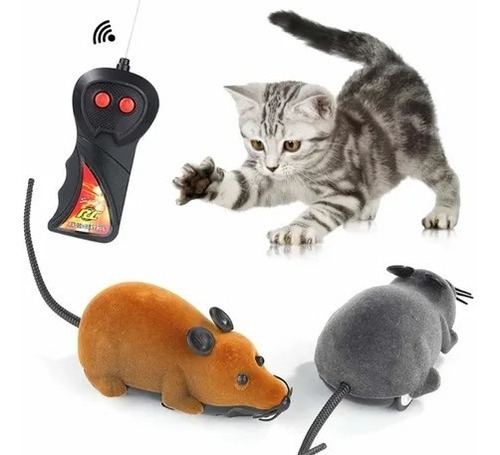 Juguete Para Gatos, Ratón Con Control Remoto