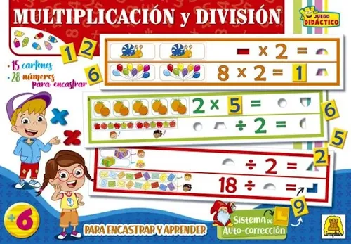 Multiplicacion Y Division Juego De Mesa Matematicas Implas