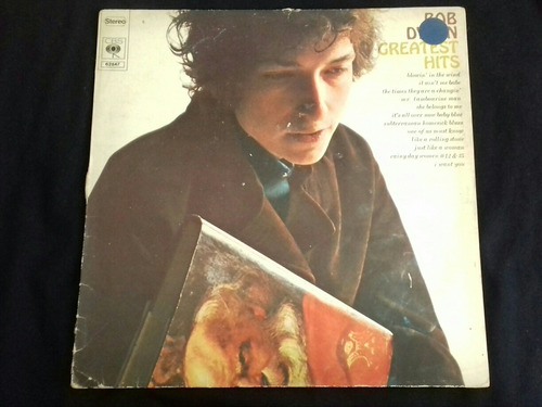 Caratula De Vinilo Bob Dylan Greatest Hits. L