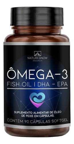 Ômega 3 Fish Oil 90 Caps - Natures Now - Óleo De Peixe Sabor Sem sabor