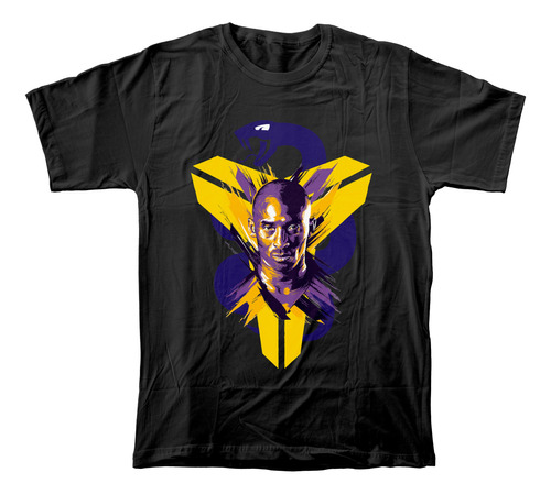 Camiseta Algodón Peinado Con Estampado De Kobe Bryant Nba