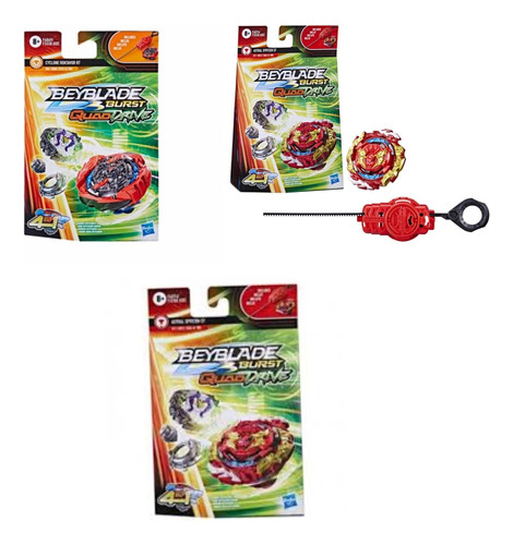 Set De Juego Beyblade Burst Quad Drive Original 