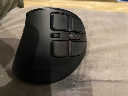 Mouse Jomaa Ergonómico Silencioso Vertical 3 Funciones Color Negro