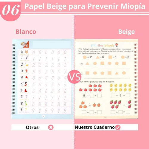 Kit Cuadernos De Caligrafía Reutilizables