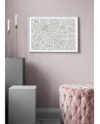 Cuadro - 20x30 Cm - Mapas