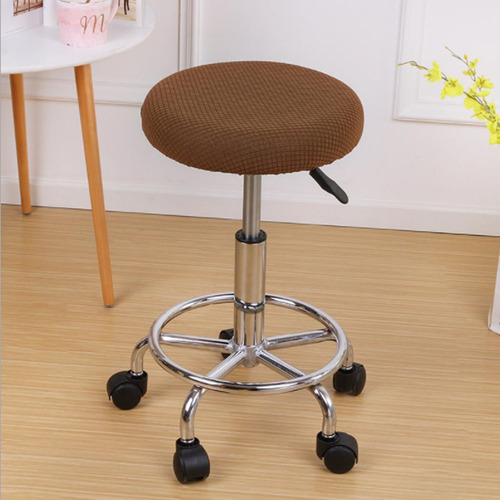 2 Und Protectores De Taburete Elástico De 30-38cm Chocolate