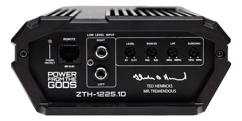 Amplificador Mono Hifonics Zth-1225.1d Clase D 1 Canal 1200w