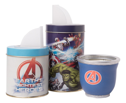 Set De Mate Avengers Con Packaging Oficial