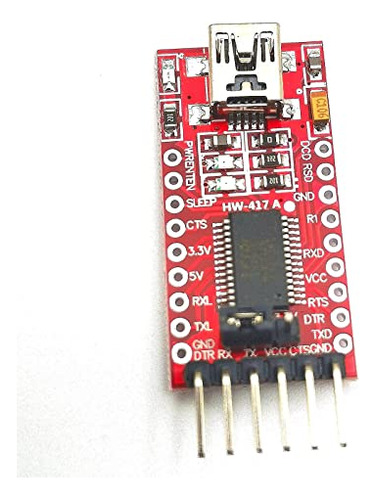 Convertidor De Serie Fainwan Ft232rl Ftdi Mini Usb A Ttl, 2