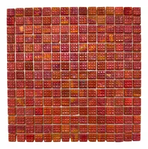Comprar Venecitas Mosaiquismo Naranja Veteada X 225u. Bs As Mosaicos