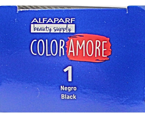 Tinte Cabello Alfaparf Color Amore 90 Ml + Peróxido 135 Ml 1 Negro