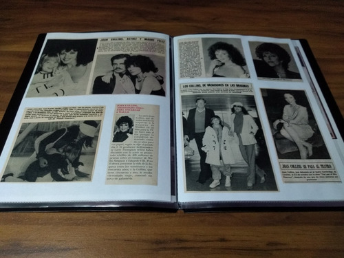 Joan Collins * Carpeta Recortes Revistas Clippings # 4 (Usado)
