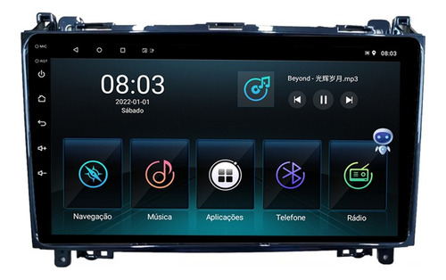 Multimidia Mercedes Sprinter 9p Android Carplay 2/32gb Voz
