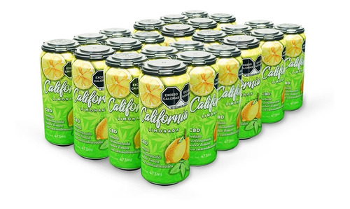 Limonada California Cbd Life - Bebida Sabor Limón 48 Pack