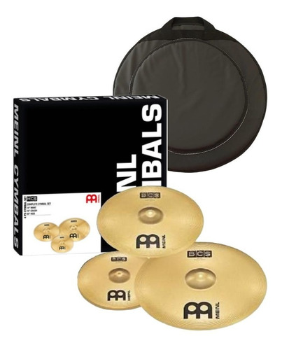 Set De Platillos Meinl Bcs Series 14  16  20 + Funda 