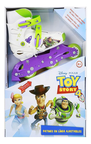Patines En Línea Ajustables Toy Story 4 Buzz Lightyear (Usado)