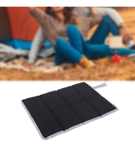 Cojín Para Acampar, Tela Oxford, Impermeable, Negro