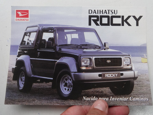 Antiguo Folleto Publicitario Daihatsu Rocky No Jeep Manual