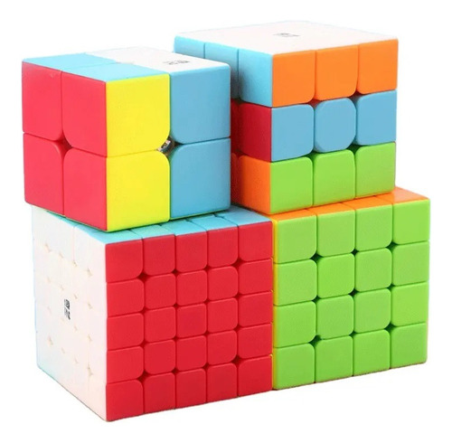 Imagen 3 de 6 de Set De 4 Cubos Mágicos Moyu