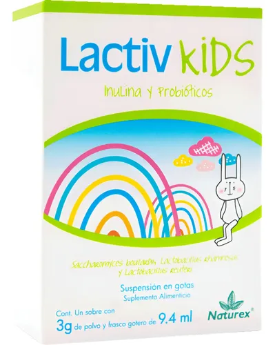 Lactiv Kids Inulina Y Probióticos Gotas - Ayuda A Digestión Sabor Sin ...