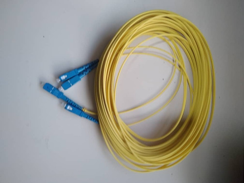 Patch Cord De Fibra Fs Duplex Mono-modo Lc/upc 10m