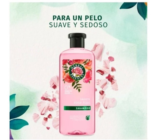Shampoo Herbal Essences Suavidad Rosa Mosqueta 400 Ml