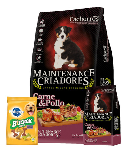 Comida Perro Criadores Maintenance Cachorro 15+2 Kg + Promo!