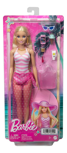 Muñeca de playa Barbie Blonde