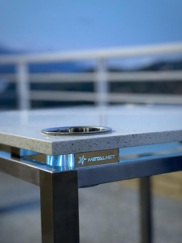 Imagen 1 de 5 de Mesa De Domino De Piedra De Cuarzo