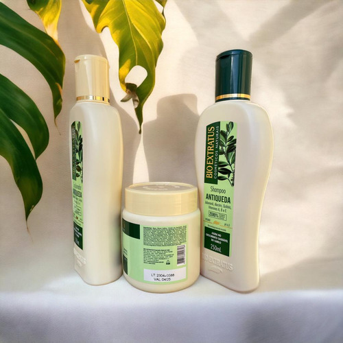 Kit 1 Shampoo 1 Cond. 1 Banho Creme Jaborandi 250ml