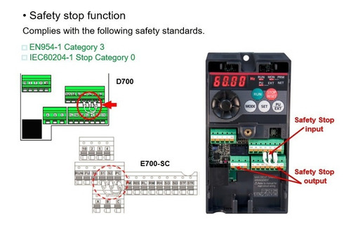 Fr-e720-080sc-na      Safety Micro-vfd 240v 1.5kw 2hp