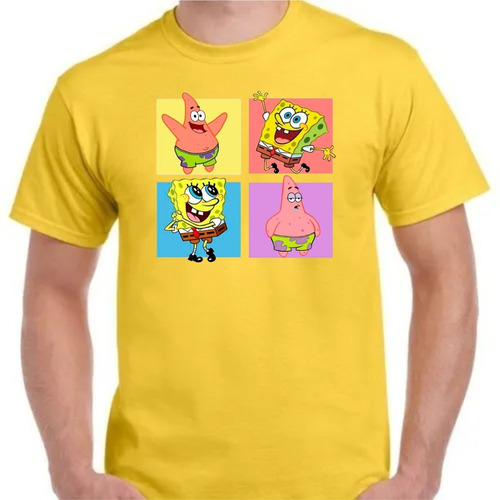 Camiseta Bob Esponja Fiestas Personalizada 