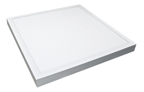 Luminaria Plafon Led 36w Maxtel Sobrepor 40x40 Branco Frio