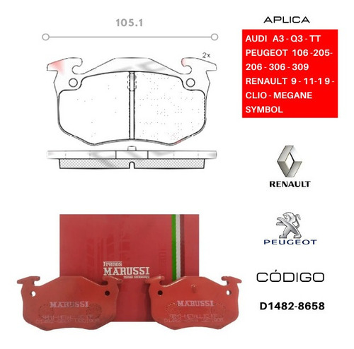 Pastillas Traseras De Frenos Skoda Octavia 2.0 2005-2013