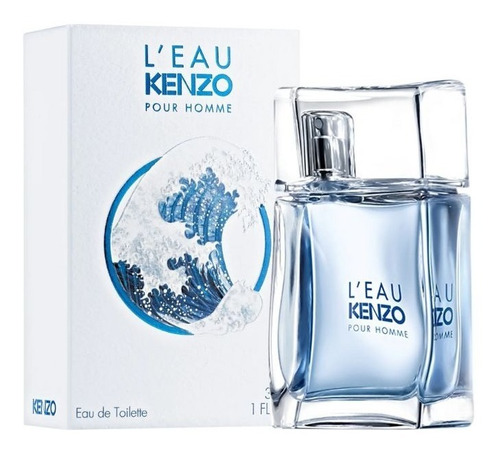 Perfume L'eau Kenzo para hombre, 30 ml, etiqueta Adipec